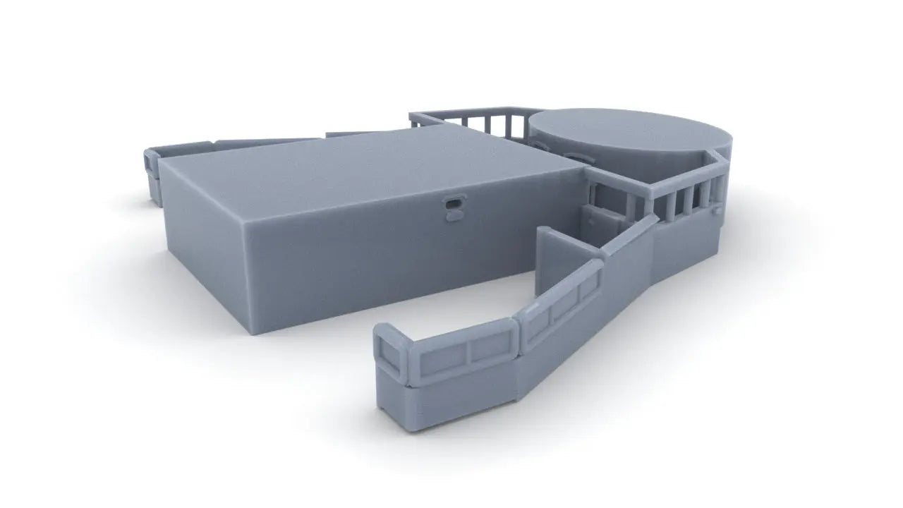 1/128 USS Missouri (BB-63) Forward Deck 4 Bridge 3dspro