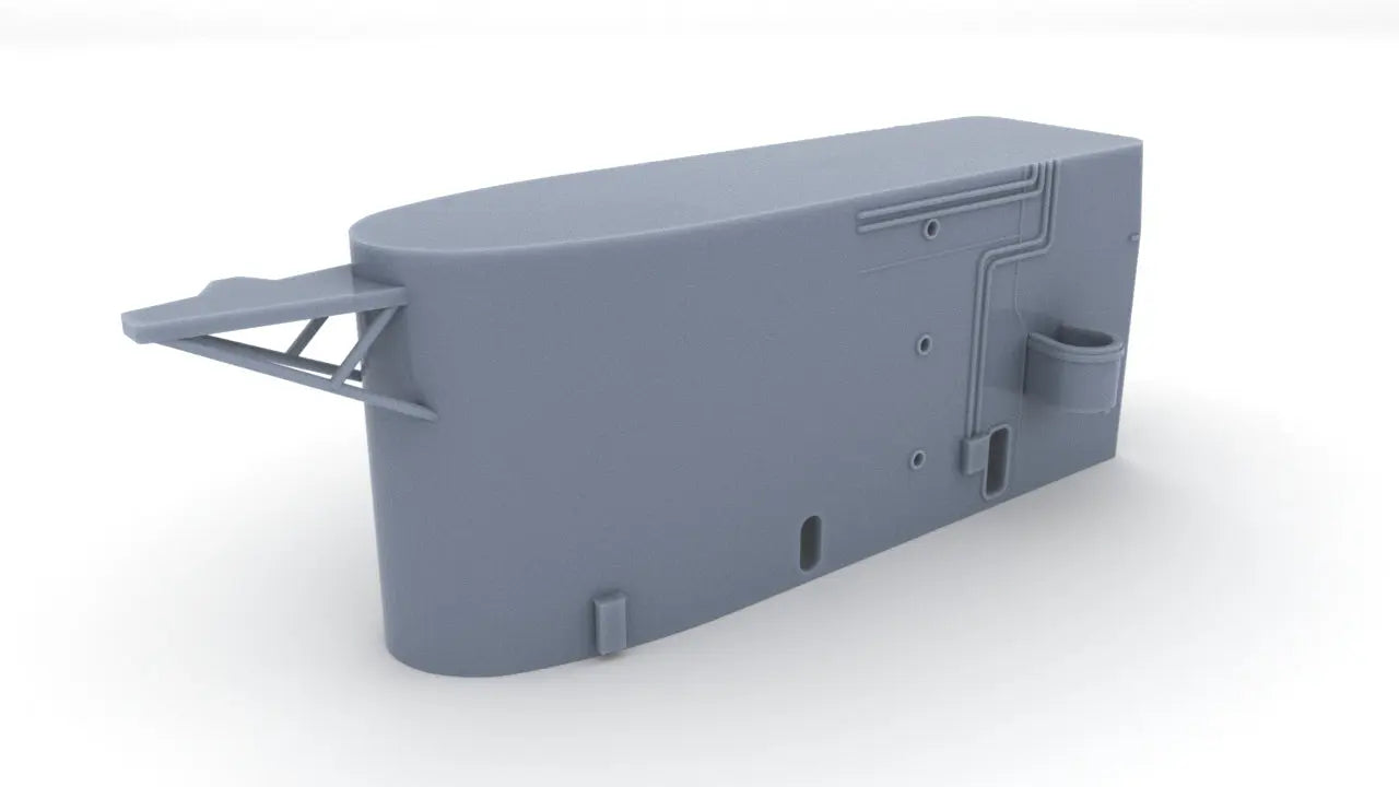 1/128 USS Missouri (BB-63) Forward Deck 6 Bellow Funnel 3dspro