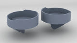 1/128 USS Missouri (BB-63) Main Deck Stern 40mm Tubs Set