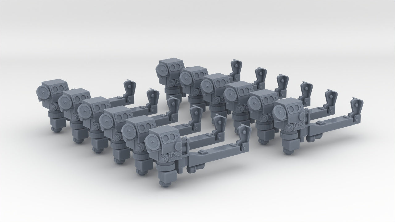 1/128 DKM 10.5cm/45 (4.1in) SK C/32 Calculator L-Side Set (12pcs) - distefan 3d print