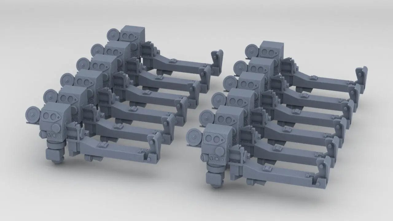 1/128 DKM 10.5cm/45 (4.1in) SK C/32 Calculator Set (12pcs) - distefan 3d print