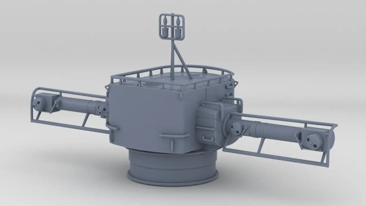 1/128 DKM Bismarck 10.5m Rangefinder (Forward) - distefan 3d print