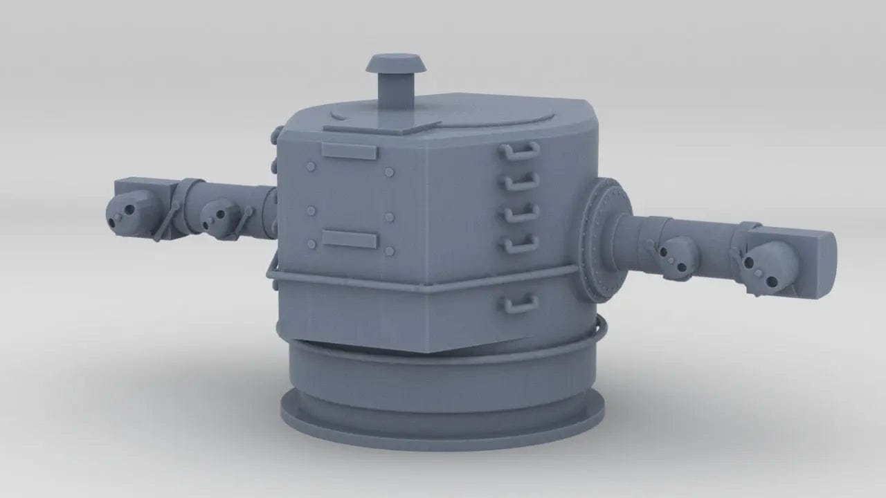 1/128 DKM Bismarck 7m Rangefinder (Forward) - distefan 3d print