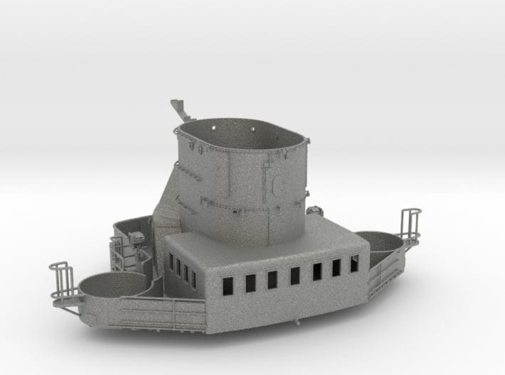 1/128 DKM Bismarck forward admirals bridge - distefan 3d print