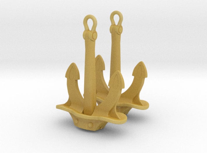 1/128 DKM bow anchor set 2pcs - distefan 3d print