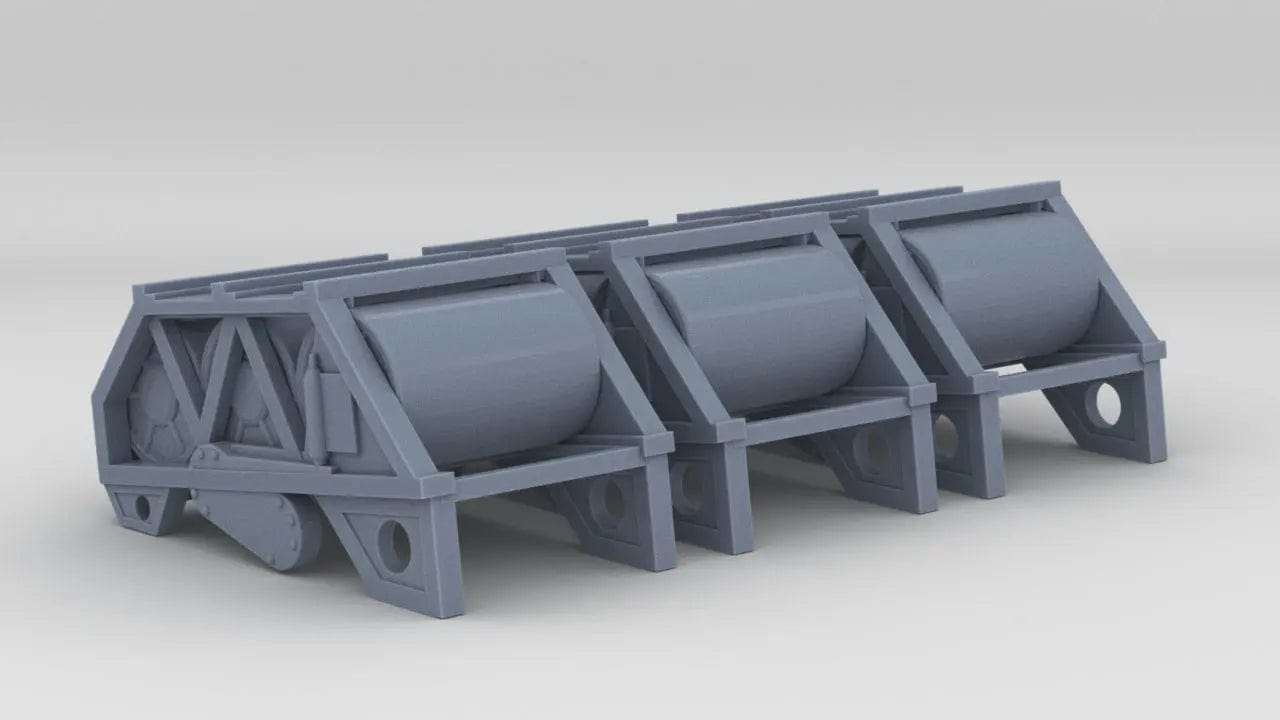 1/128 DKM Release Track w/ Depth Charge Set (3pcs) - distefan 3d print