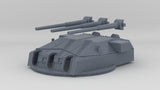 1/128 DKM Scharnhorst 28cm SK C/34 Turret A Set