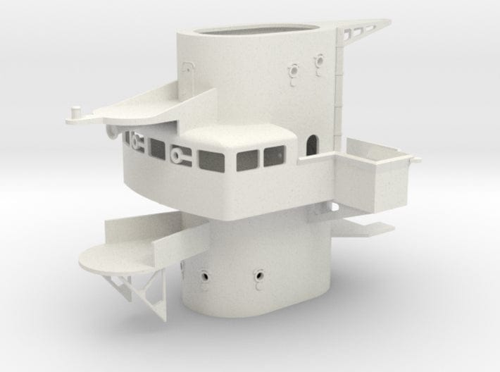 1/128 DKM Scharnhorst forward structure deck 6 - distefan 3d print