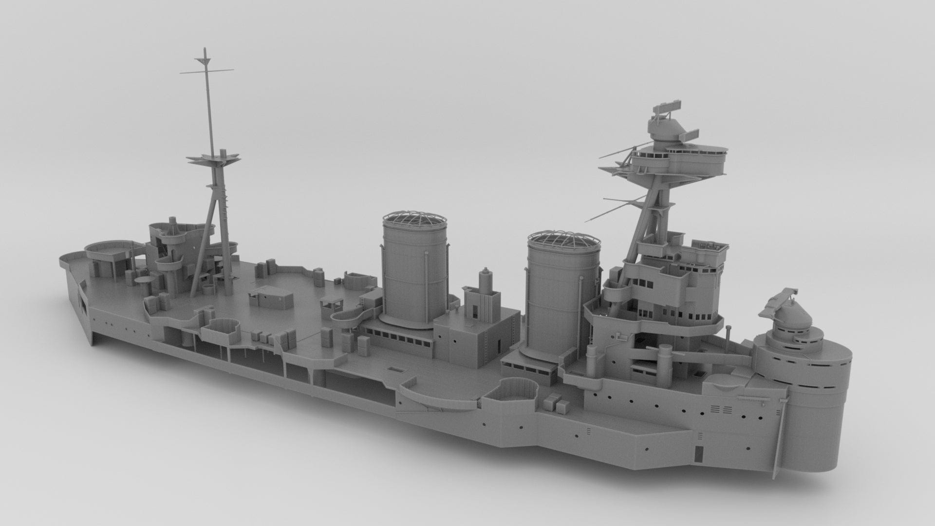 1/128 HMS Hood Battlecruiser Set - distefan 3d print