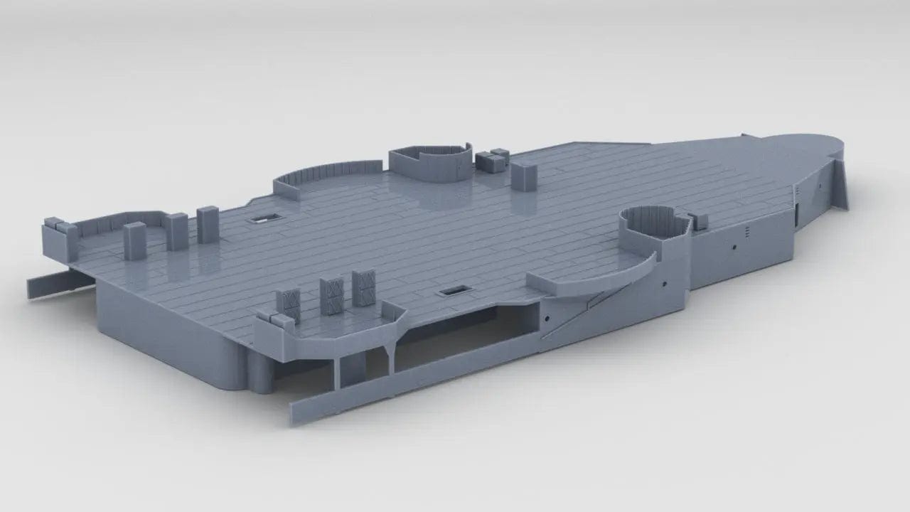 1/128 HMS Hood - Forward Deck 1 - distefan 3d print
