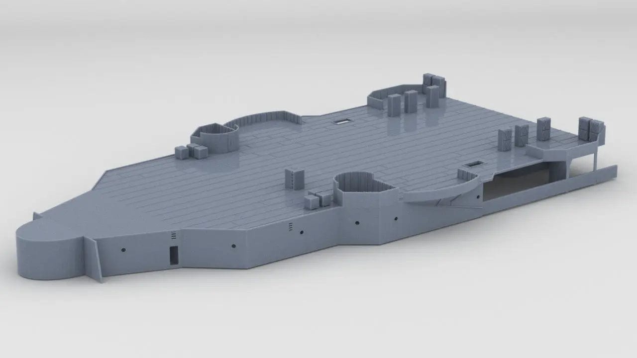 1/128 HMS Hood - Forward Deck 1 - distefan 3d print