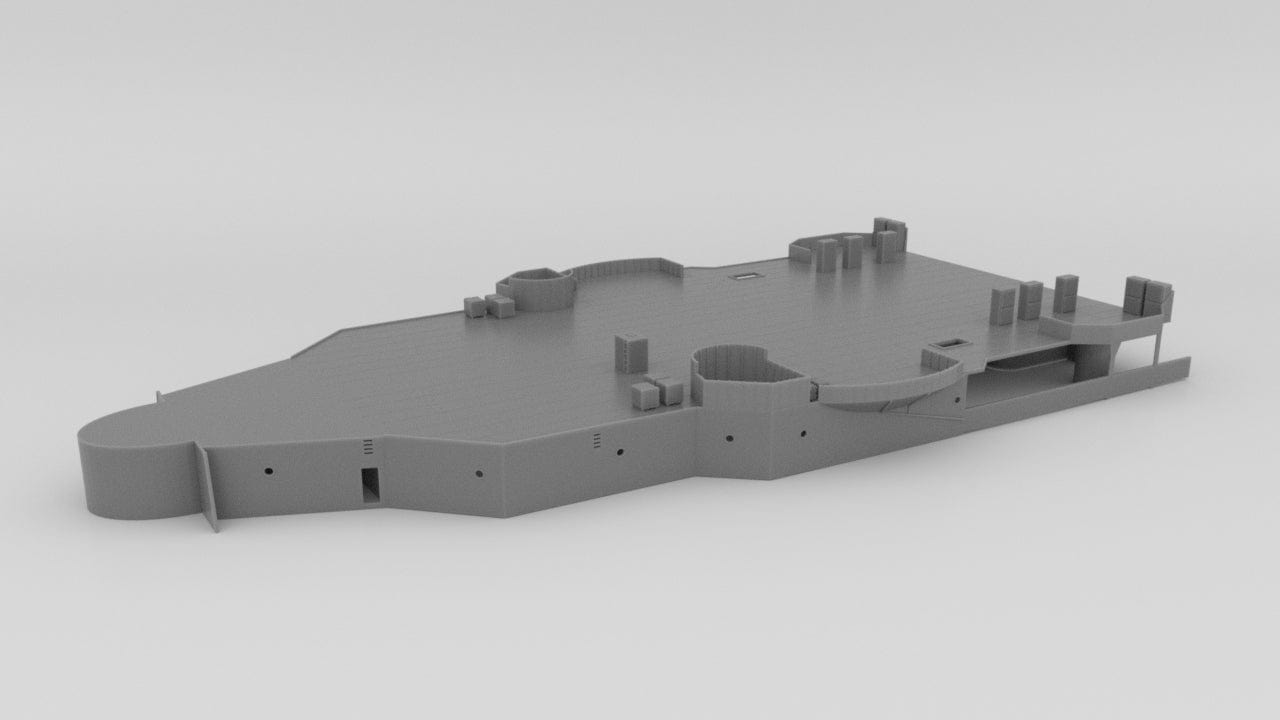 1/128 HMS Hood - Forward Deck 1 - distefan 3d print