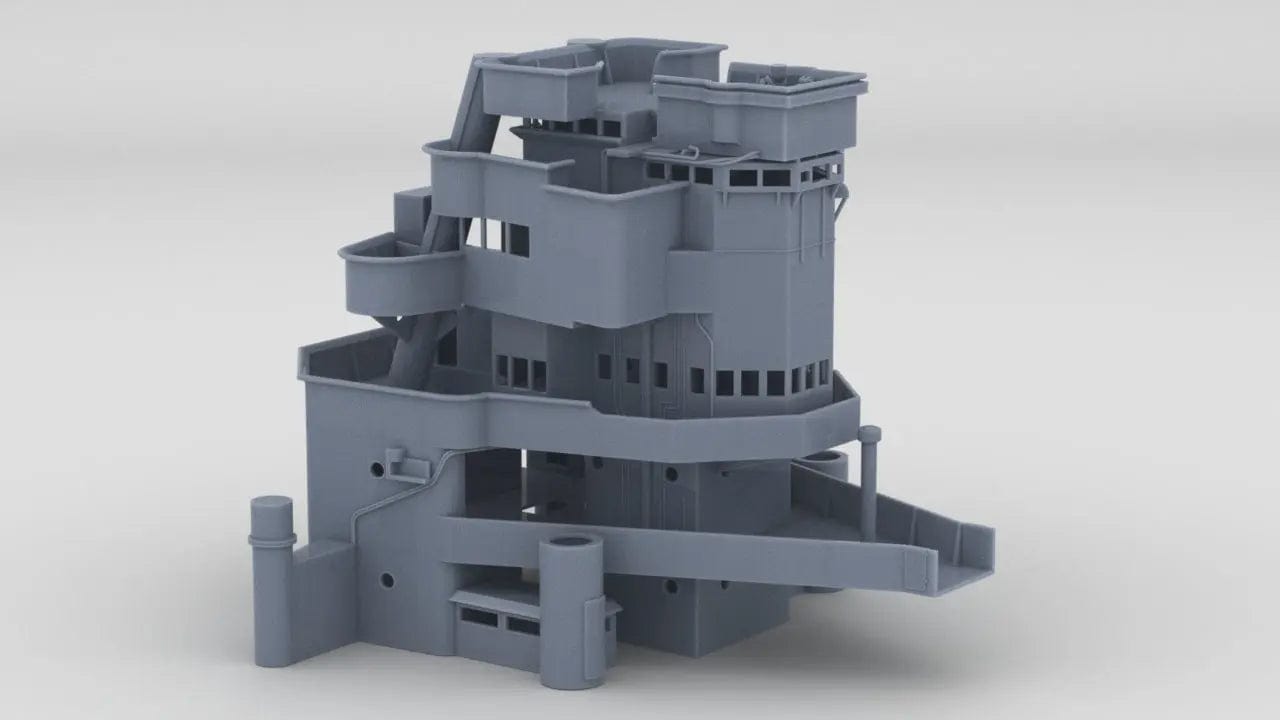 1/128 HMS Hood - Forward Deck 3 Bridge - distefan 3d print
