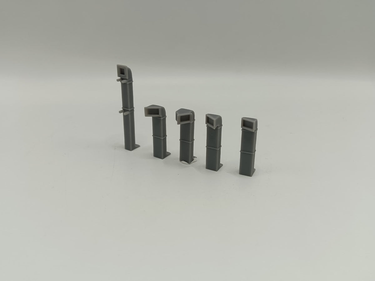 1/128 HMS Hood Forward Deck Vents Set (5pcs) - distefan 3d print
