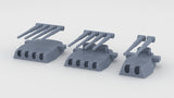 1/128 HMS King George V 14in Turrets Set (3pcs)