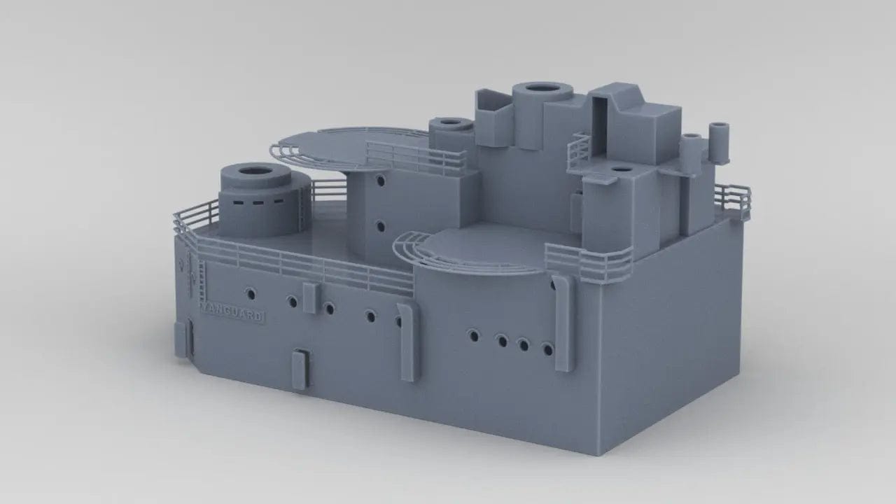 1/128 HMS Vanguard Set - distefan 3d print