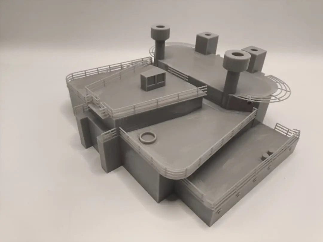 1/128 HMS Vanguard Structure Set - distefan 3d print