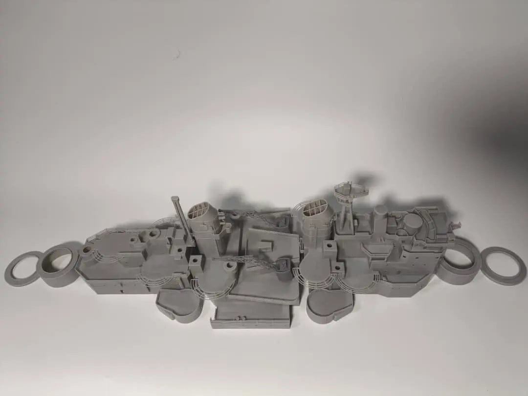 1/128 HMS Vanguard Structure Set - distefan 3d print