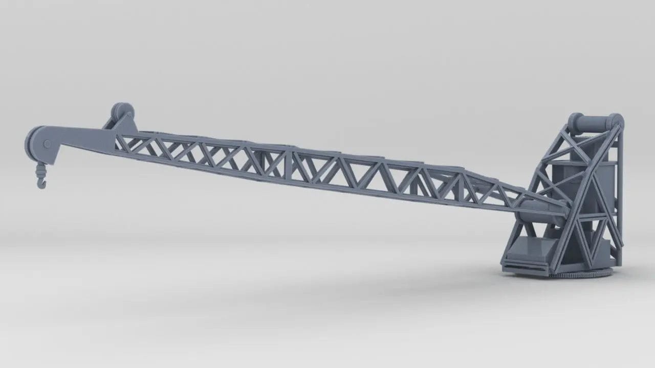 1/128 HMS Warspite Crane - distefan 3d print