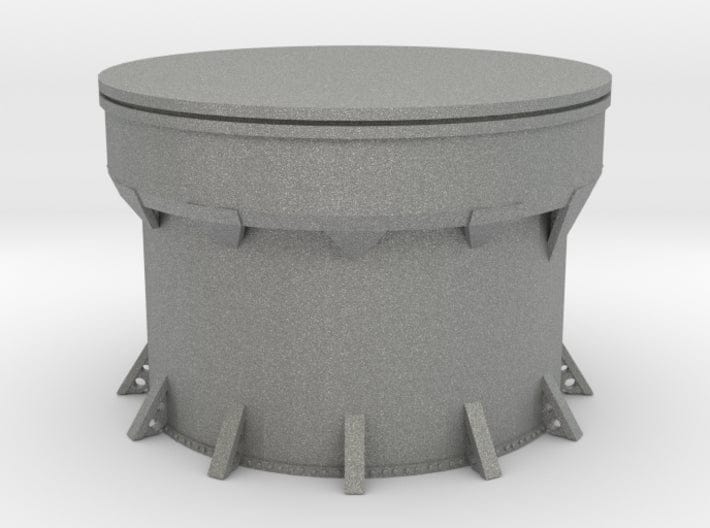 1/128 IJN Takao structure aft turret 2 base - distefan 3d print