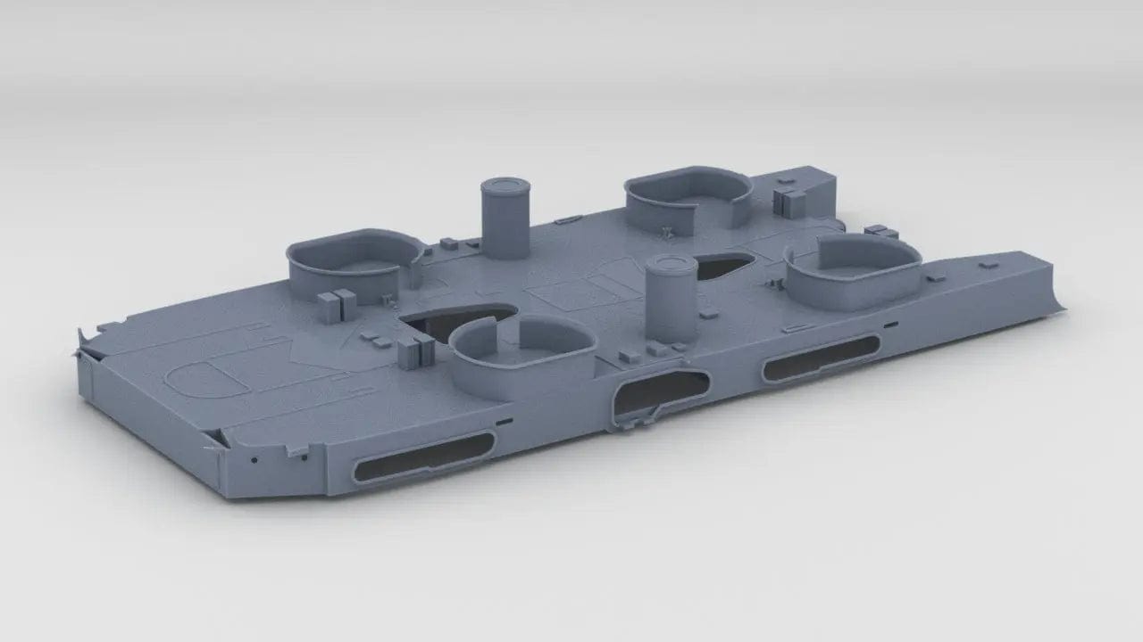 1/128 IJN Takao Structure Forward Deck 1 - distefan 3d print