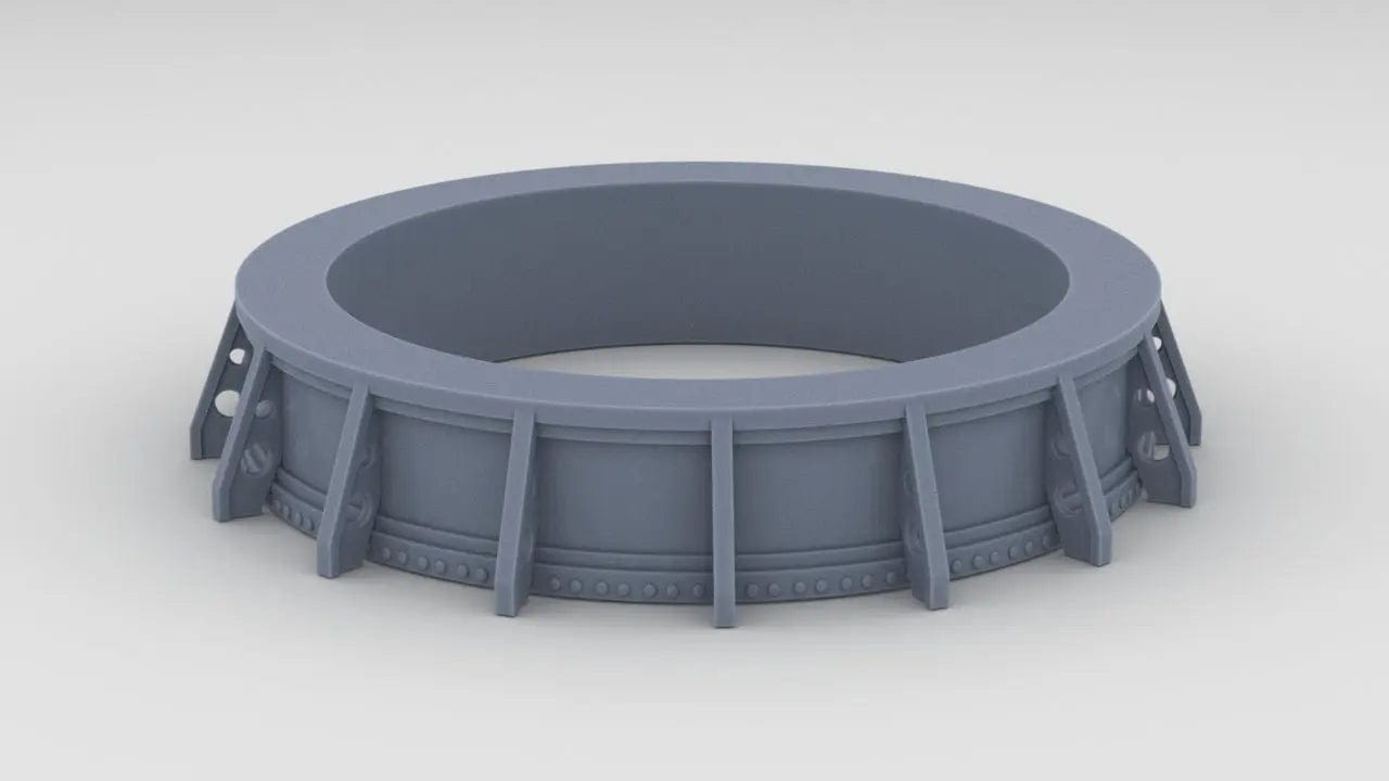 1/128 IJN Takao Turret 5 Barbette - distefan 3d print