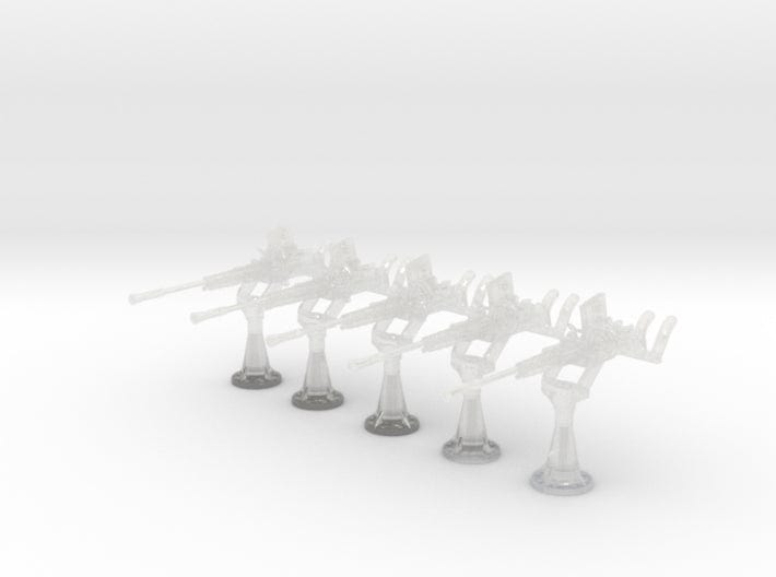 1/128 IJN type 96 25mm single set 5pcs - distefan 3d print