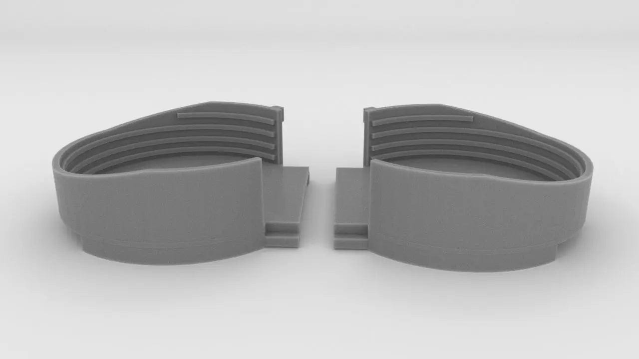 1/128 USS Iowa 40mm Quad Tubs Aft Main Deck - distefan 3d print