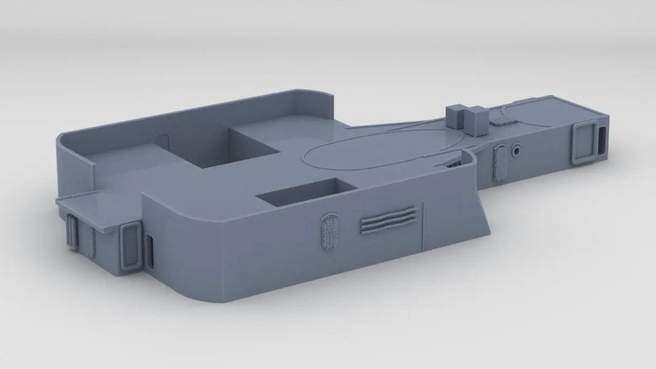 1/128 USS Iowa BB-61 Amidships Structure Deck 3 - distefan 3d print