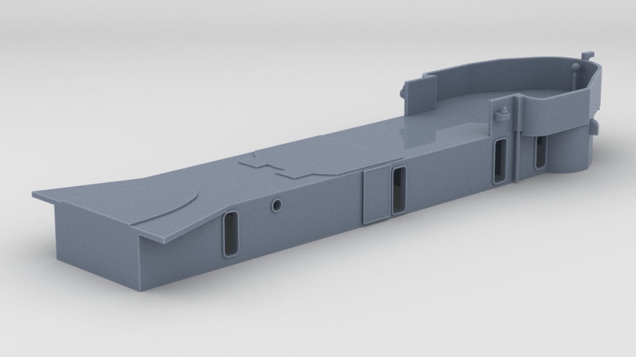 1/128 USS Missouri (BB-63) Aft Deck 3 - distefan 3d print