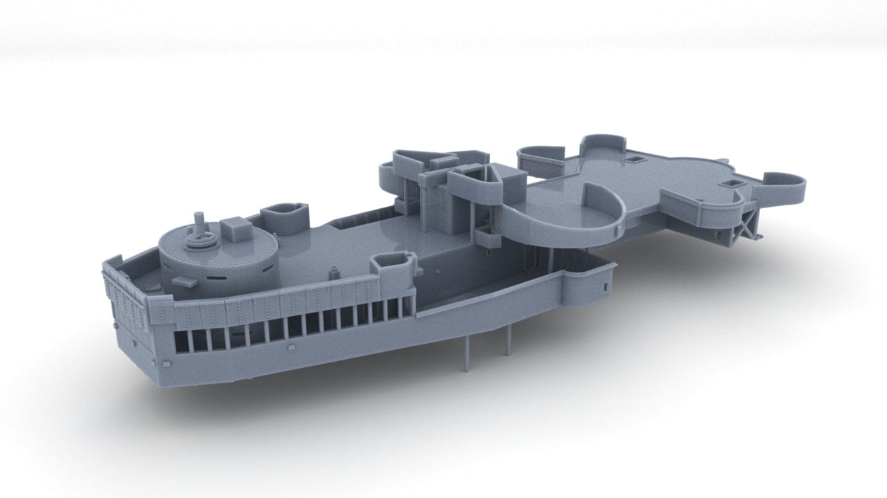 1/128 USS Missouri (BB-63) Forward Deck 5 - distefan 3d print