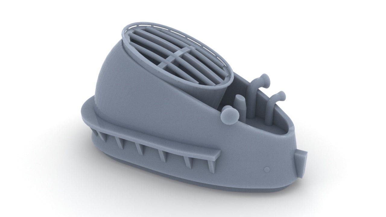 1/128 USS Missouri (BB-63) Forward Funnel - distefan 3d print