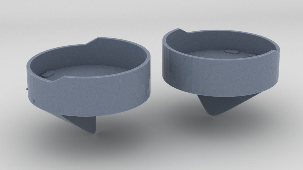 1/128 USS Missouri (BB-63) Main Deck Stern 40mm Tubs Set - distefan 3d print