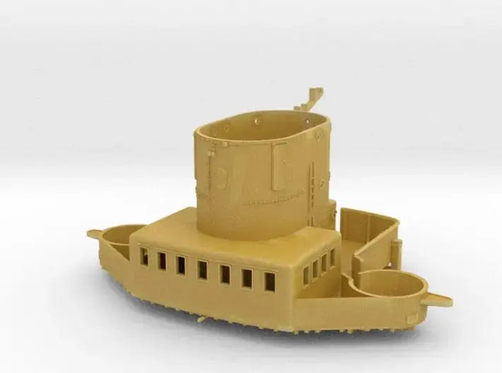 1/144 Bismarck admirals bridge - distefan 3d print