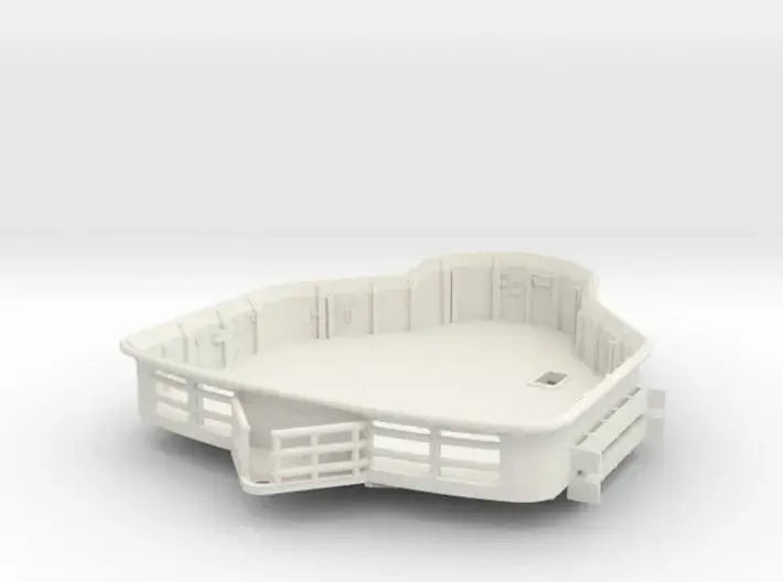 1/144 Bismarck bridge for foretop deck - distefan 3d print