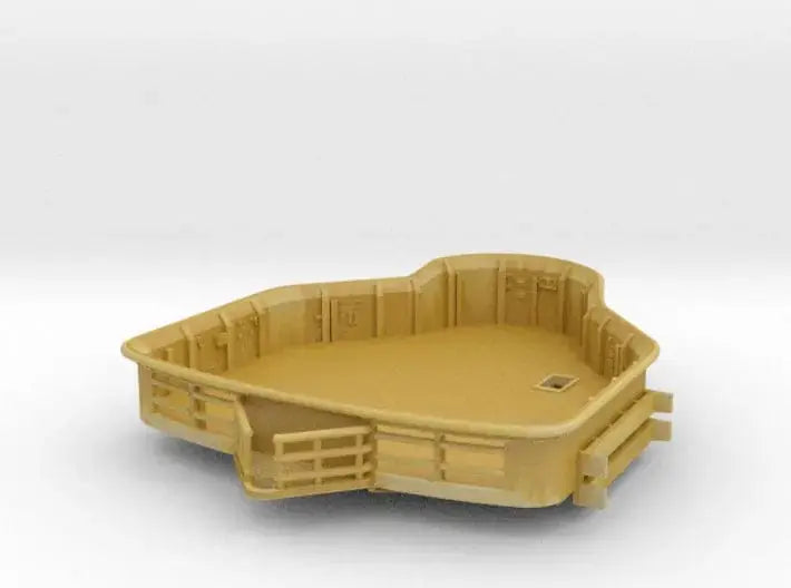 1/144 Bismarck bridge for foretop deck - distefan 3d print