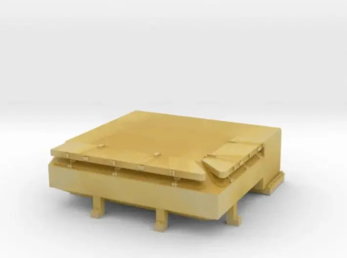 1/144 Bismarck stern deck hatch v2 - distefan 3d print