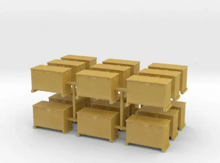 1/144 DKM 8.8cm and 10.5cm storage box set 18pcs - distefan 3d print