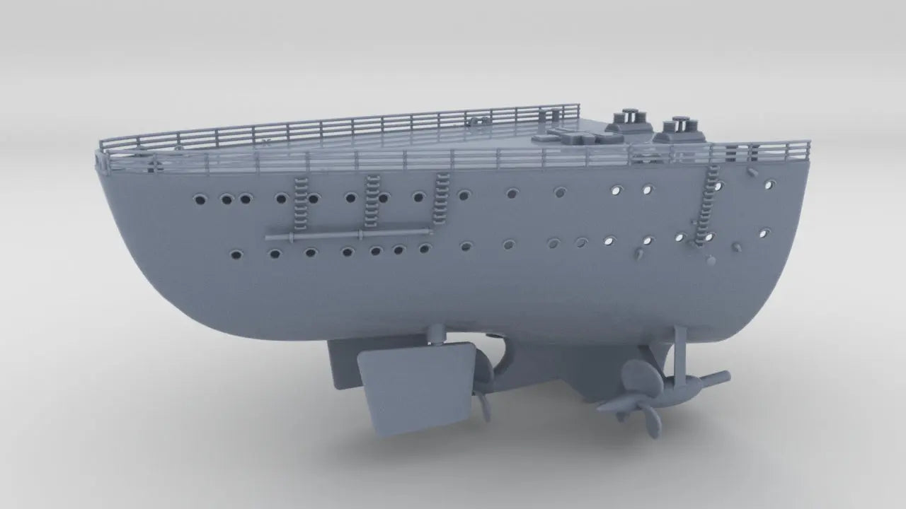 1/144 DKM Bismarck Deck Stern 3dspro