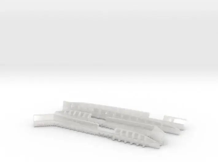 1/144 DKM Bismarck wavebreaker set - distefan 3d print