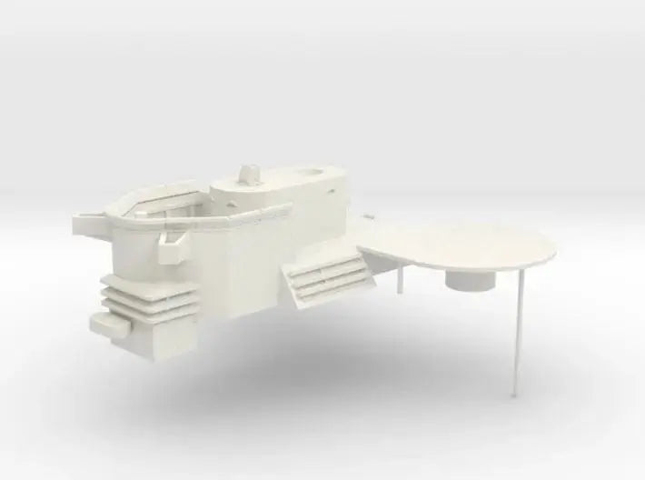 1/144 DKM Lutzow superstructure aft - distefan 3d print