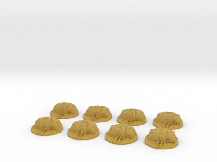 1/144 IJN 12.7 cm/40 (5") twin mounts enclosed set - distefan 3d print