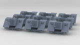 1/144 IJN 12cm AA Rocket Mounts Set (9pcs)