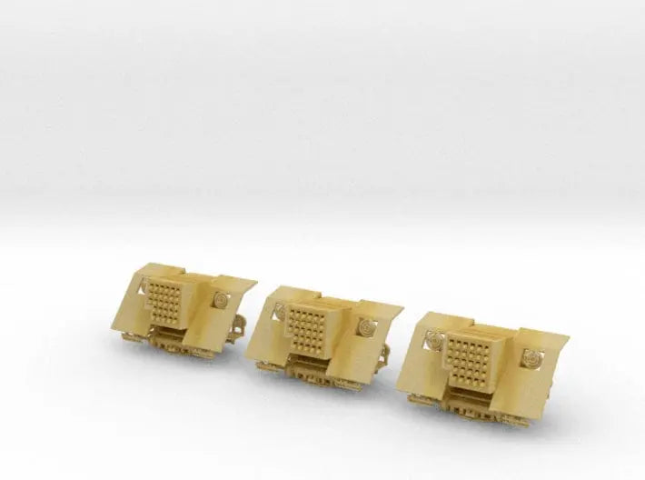 1/144 IJN 12cm AA rocket mounts set 3pcs - distefan 3d print