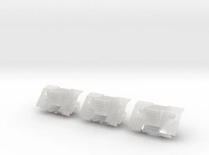 1/144 IJN 12cm AA rocket mounts set 3pcs - distefan 3d print