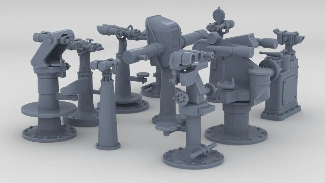 1/144 IJN Fire Control Binoculars Set (10pcs) - distefan 3d print