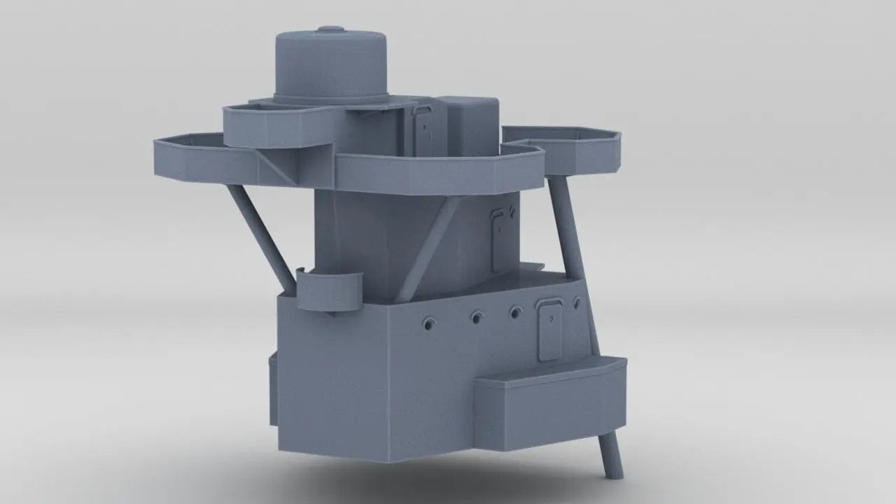 1/144 IJN Ise Aft Deck Superstructure - distefan 3d print