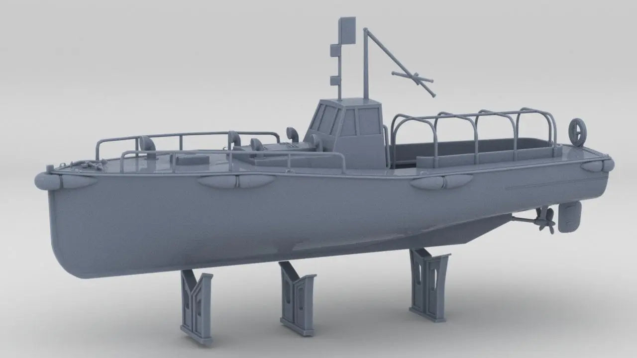 1/144 IJN Motorboat Cutter 11m 60hp - distefan 3d print