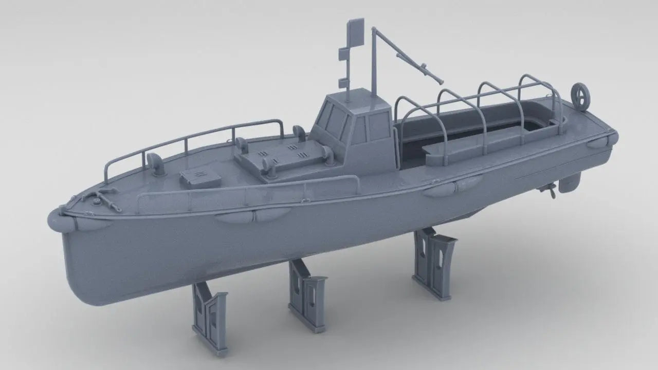 1/144 IJN Motorboat Cutter 11m 60hp - distefan 3d print