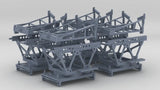 1/144 IJN Trolley & Trailer for Single-Floatplane Set (8pcs)